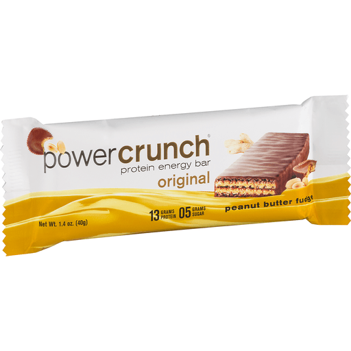 slide 2 of 8, Power Crunch Peanut Butter Fudge Protein Energy Bars, 1.4 oz