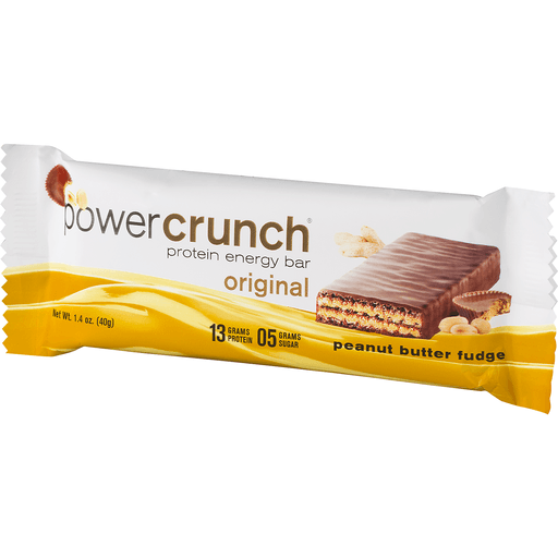 slide 3 of 8, Power Crunch Peanut Butter Fudge Protein Energy Bars, 1.4 oz