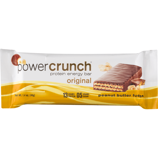 slide 4 of 8, Power Crunch Peanut Butter Fudge Protein Energy Bars, 1.4 oz