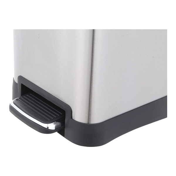 slide 12 of 13, Test Rite Stainless Steel Slim Rectangular Bin, 45 liter