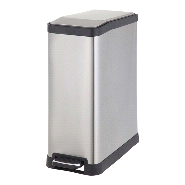 slide 2 of 13, Test Rite Stainless Steel Slim Rectangular Bin, 45 liter