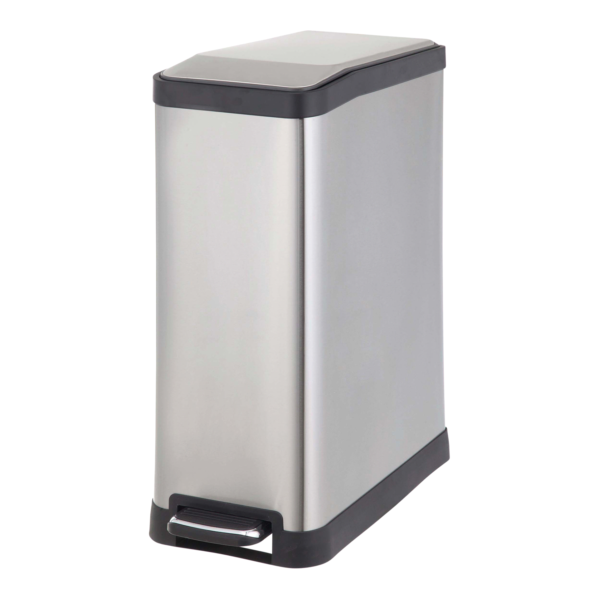 slide 8 of 13, Test Rite Stainless Steel Slim Rectangular Bin, 45 liter