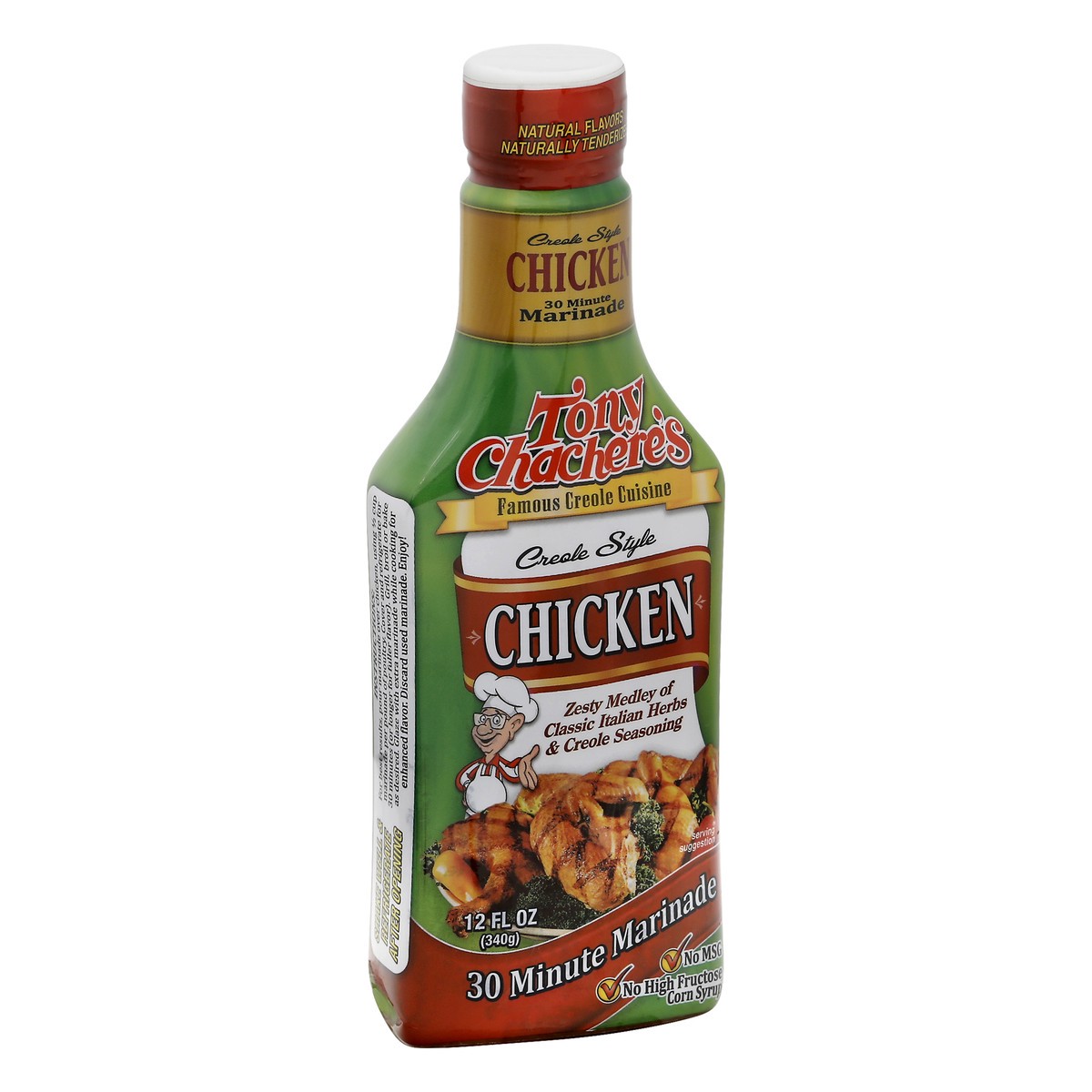 slide 5 of 14, Tony Chachere's Creole Style Chicken 30 Minute Marinade 12 oz, 12 oz