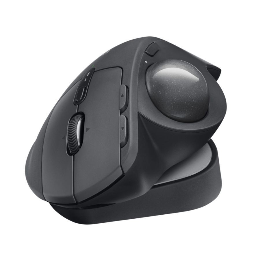 slide 4 of 10, Logitech Mx Ergo Plus Advanced Wireless Trackball, Black, 1 ct