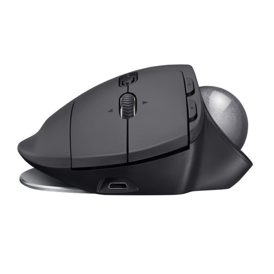 slide 9 of 10, Logitech Mx Ergo Plus Advanced Wireless Trackball, Black, 1 ct