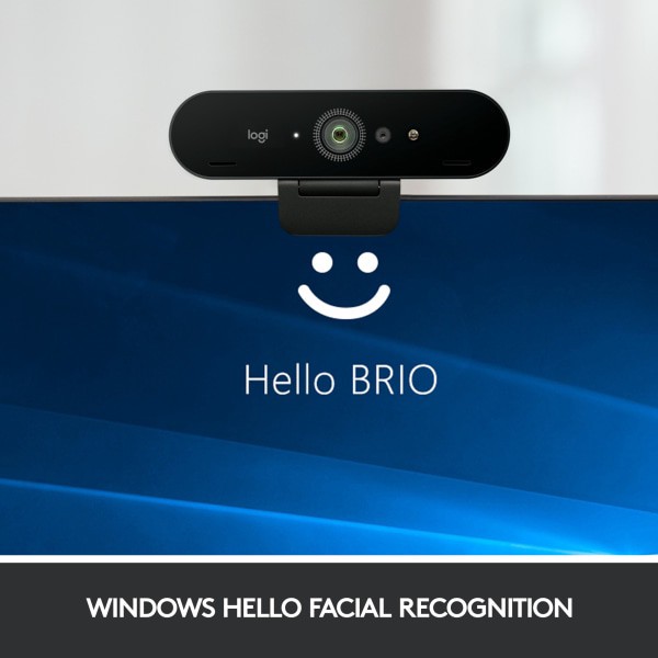 slide 7 of 9, Logitech 4K Pro Webcam With Hdr And Noise-Canceling Mics, Black, 1 ct