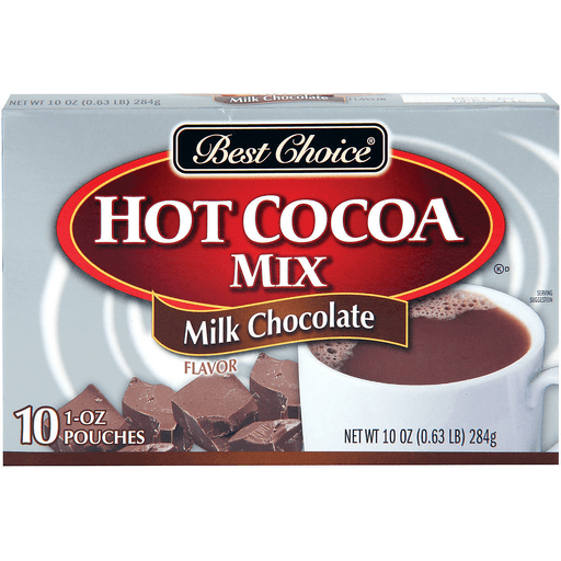 slide 1 of 1, Best Choice Hot Cocoa Mix, 10 ct; 1 oz