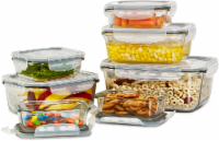 slide 1 of 1, Mason Craft And More Glass Food Container Set - Clear, 14 ct