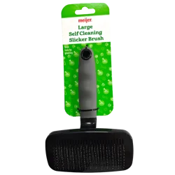 Meijer Pet Self Cleaning Slicker Brush, Large