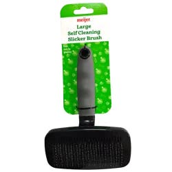 Meijer Pet Self Cleaning Slicker Brush, Large