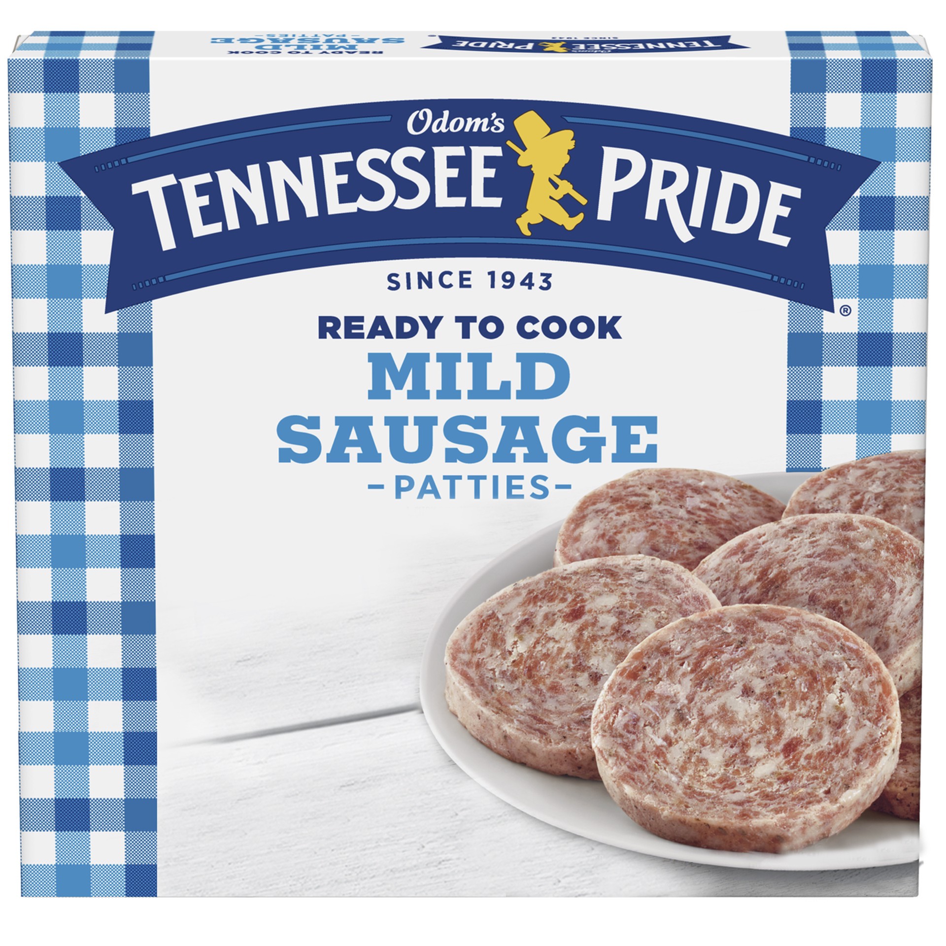 slide 1 of 5, Odom's Tennessee Pride Mild Sausage Patties 8 ea, 8 ct