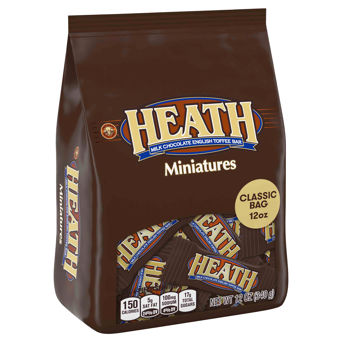 slide 2 of 4, Heath Milk Chocolate English Toffee Bar Miniatures, 12 oz