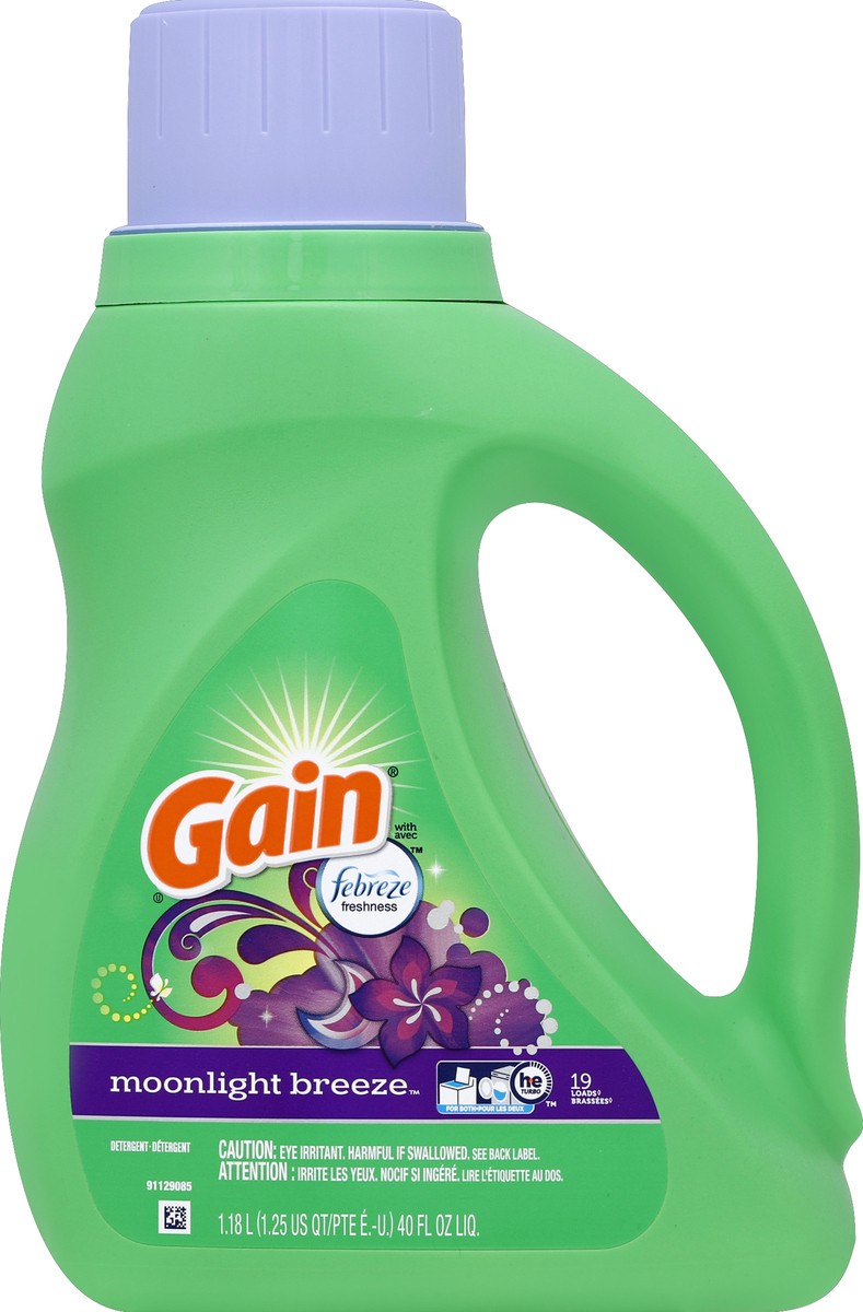 slide 1 of 3, Gain Detergent 40 oz, 40 oz