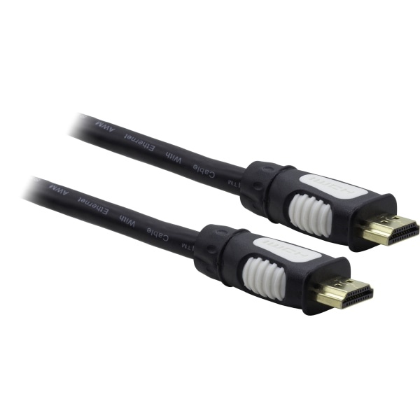 slide 1 of 3, Ativa Gold-Plated Hdmi Cable With Ethernet, 12', 1 ct