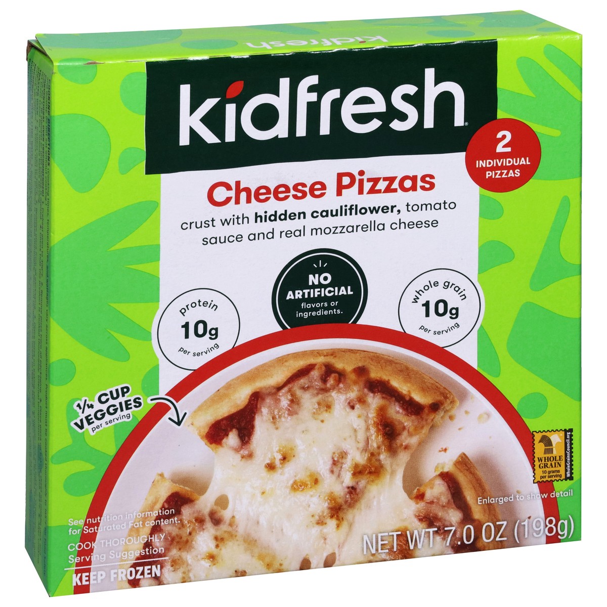 slide 2 of 9, Kidfresh Cheese Pizzas 2 ea, 2 ct