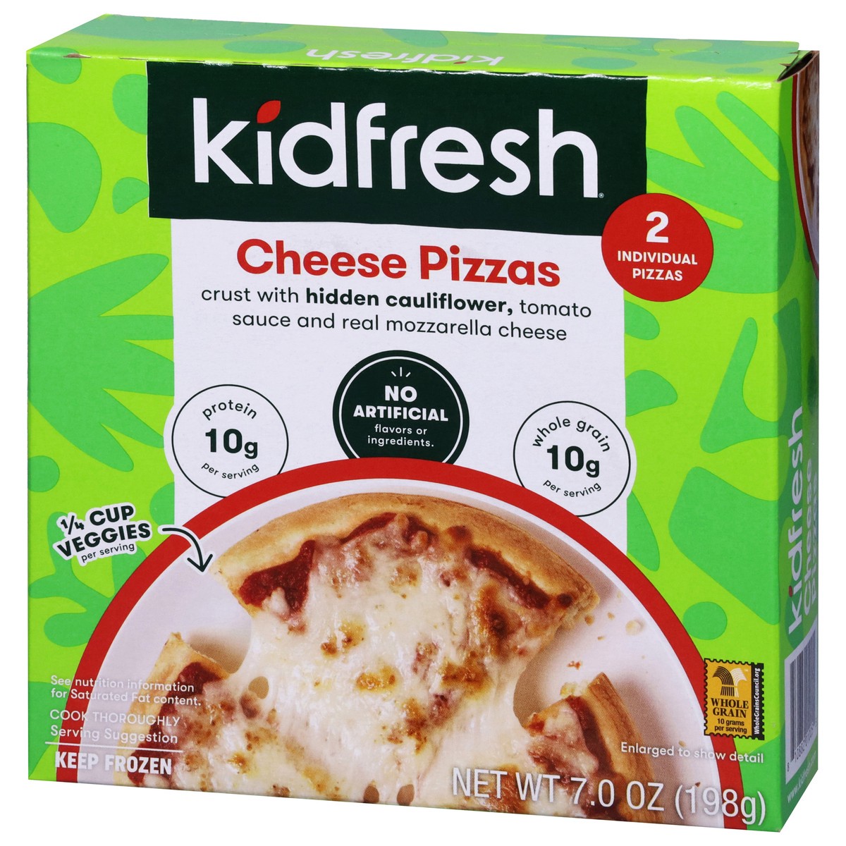 slide 3 of 9, Kidfresh Cheese Pizzas 2 ea, 2 ct