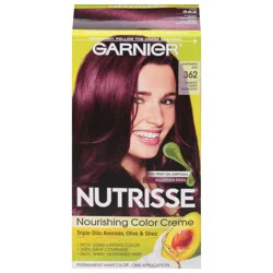 Garnier Raspberry Jam 362 Darkest Berry Burgundy Permanent Toasted Rice Hair Color 1 ea