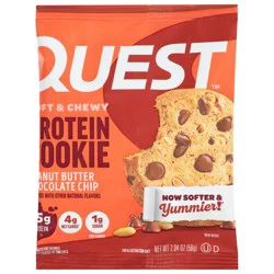 Quest Protein Cookie, Peanut Butter Chocolate Chip, Soft & Chewy