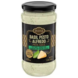 Private Selection Basil Pesto Alfredo Pasta Sauce