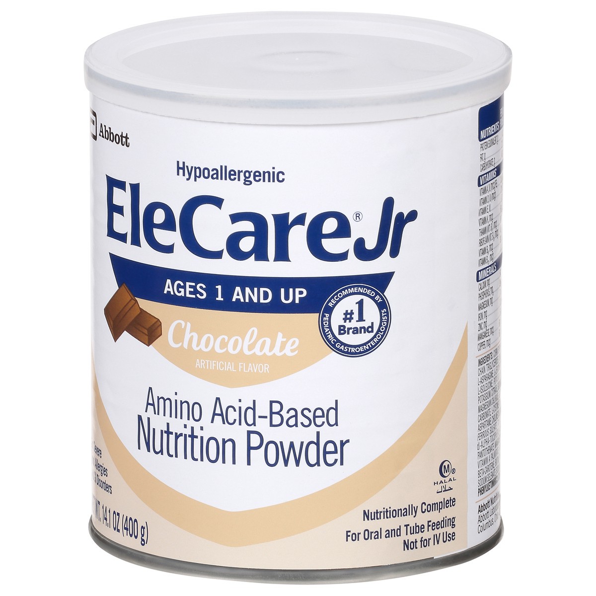 slide 7 of 14, EleCare Jr Chocolate Nutrition Powder 14.1 oz, 14.1 oz