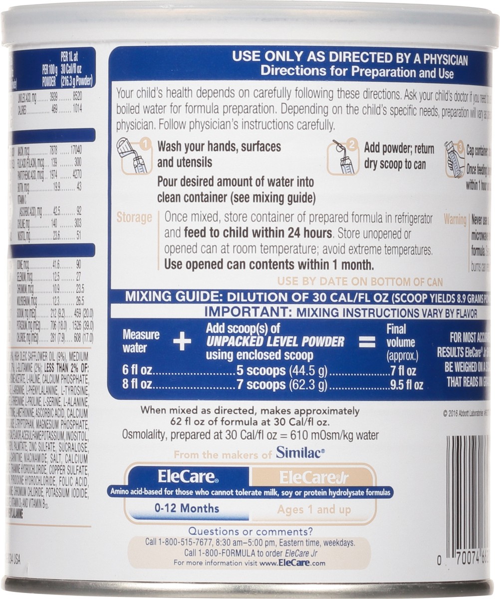 slide 10 of 14, EleCare Jr Chocolate Nutrition Powder 14.1 oz, 14.1 oz