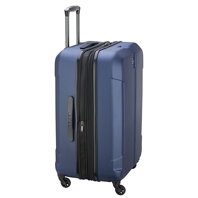 Delsey PARIS Depart 2.0 Hardside Spinner Checked Luggage Blue 0 25 in Shipt