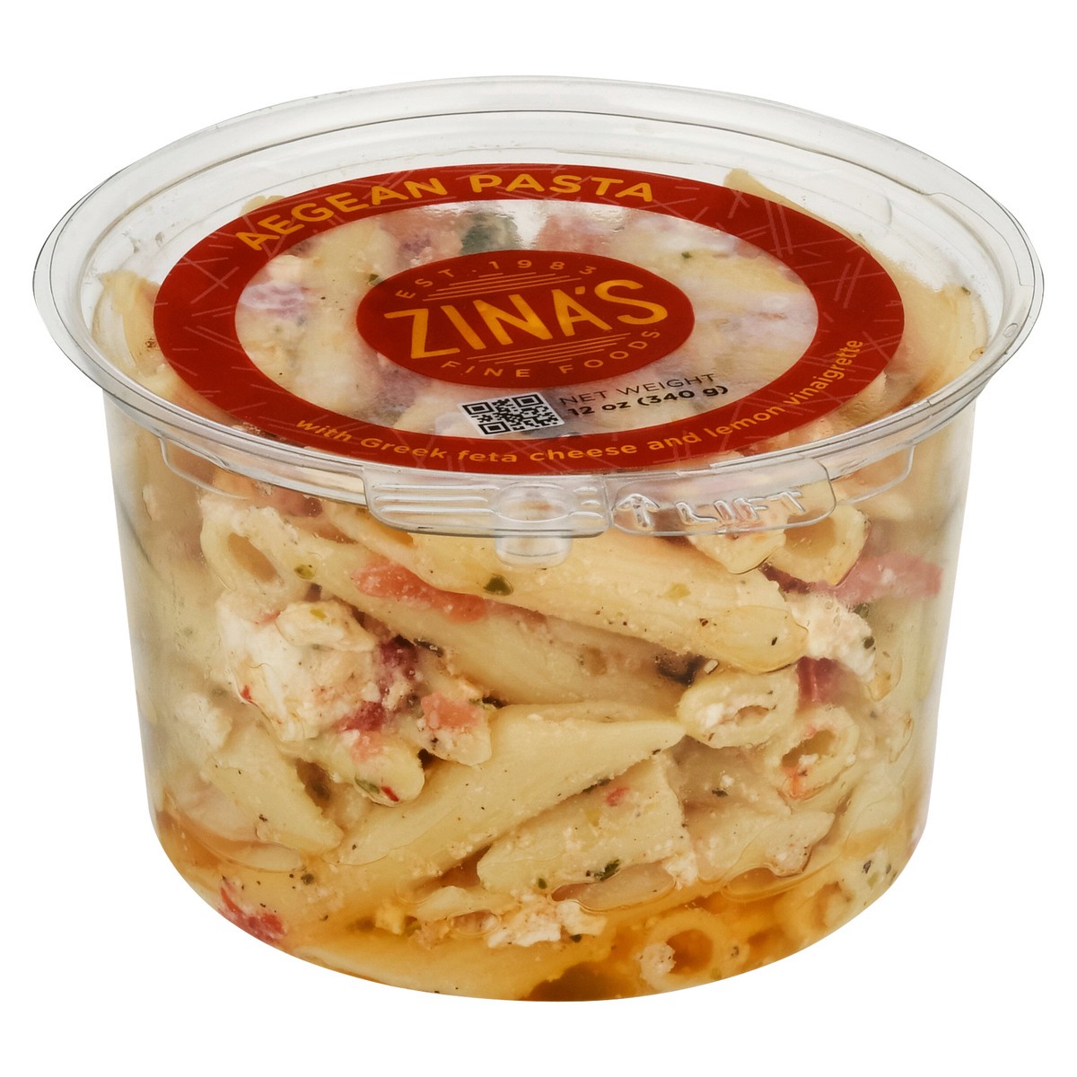 slide 2 of 9, Zina's aegean pasta salad, 12 oz