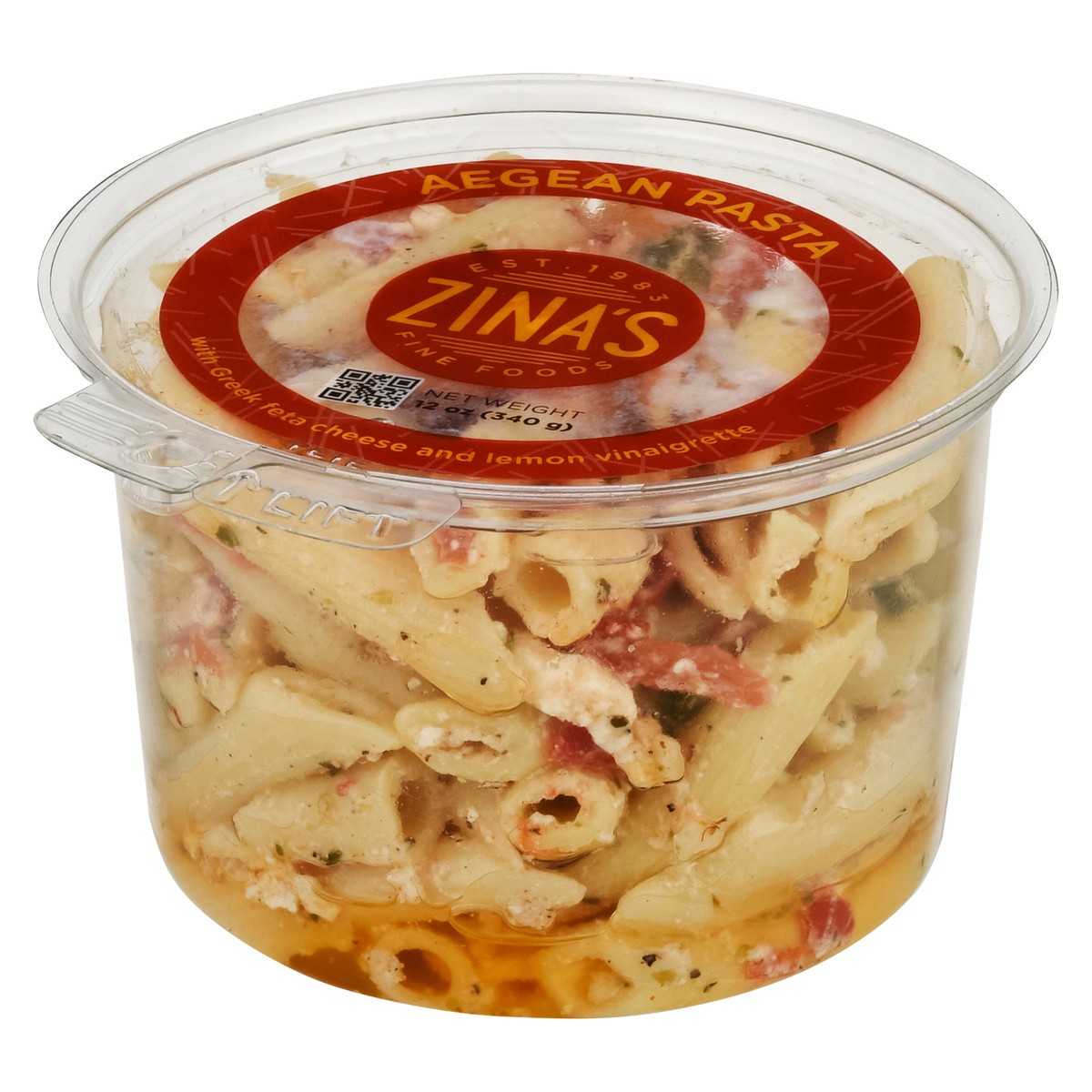slide 3 of 9, Zina's aegean pasta salad, 12 oz