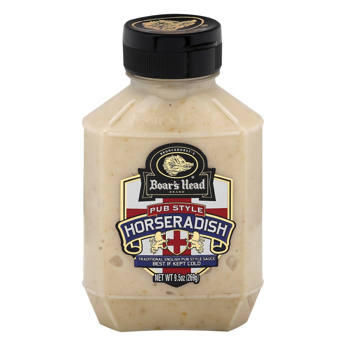 slide 1 of 1, Boar's Head Pub Style Horseradish Sauce, 9.5 oz