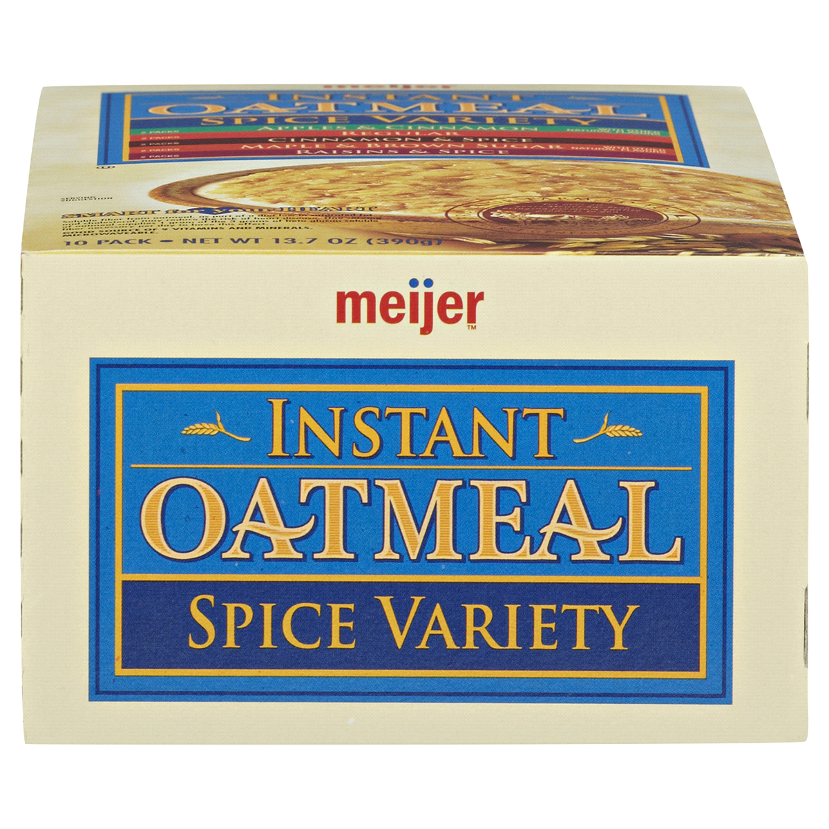 Meijer Instant Oatmeal Spice Variety Pack 13.7 oz Shipt