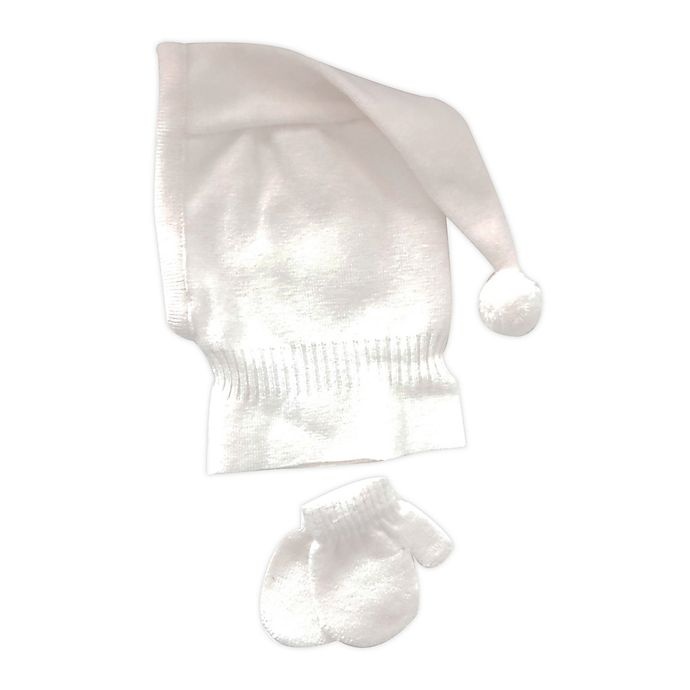 slide 1 of 1, NYGB Newborn Balaclava Hat and Mitten Set - Ivory, 2 ct