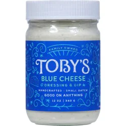 Tobys Blue Cheese Dressing & Dip 12 oz
