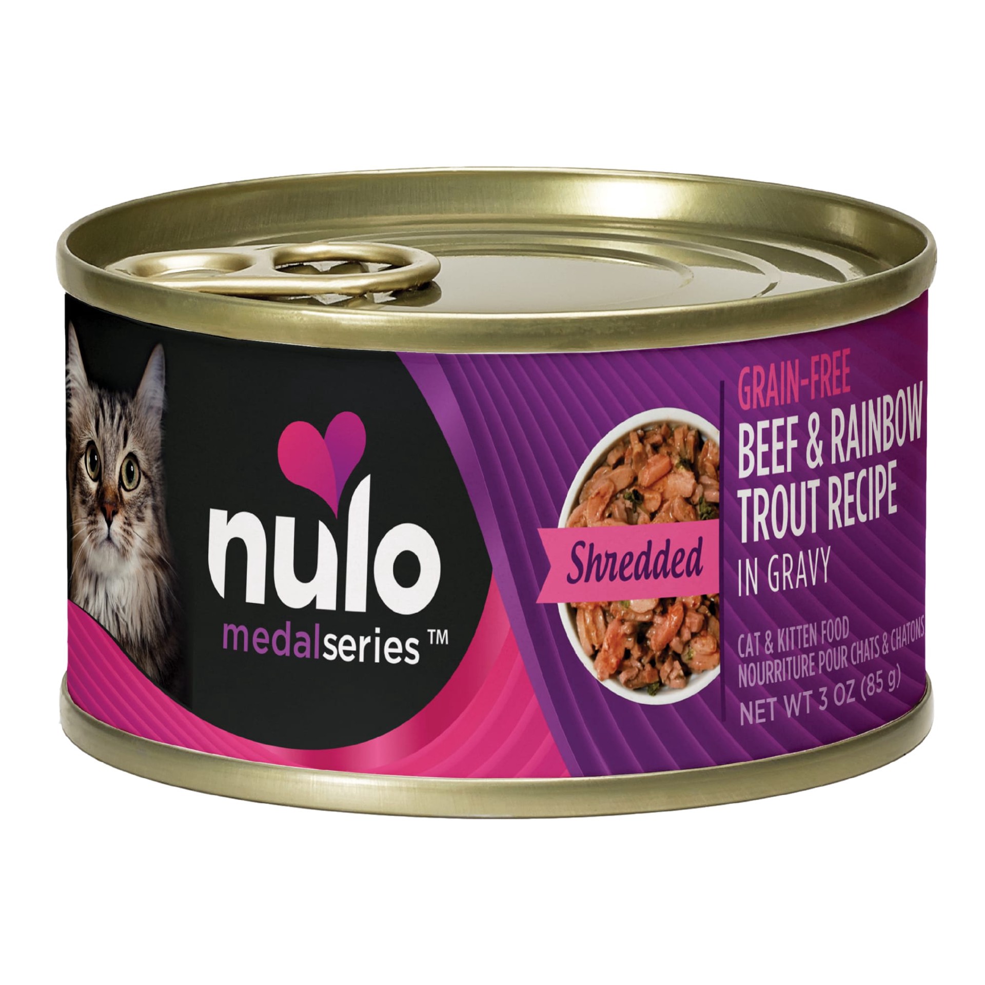 slide 1 of 1, Nulo MedalSeries All Life Stages Wet Cat Food - Grain Free, No Corn, Wheat & Soy, 3 oz