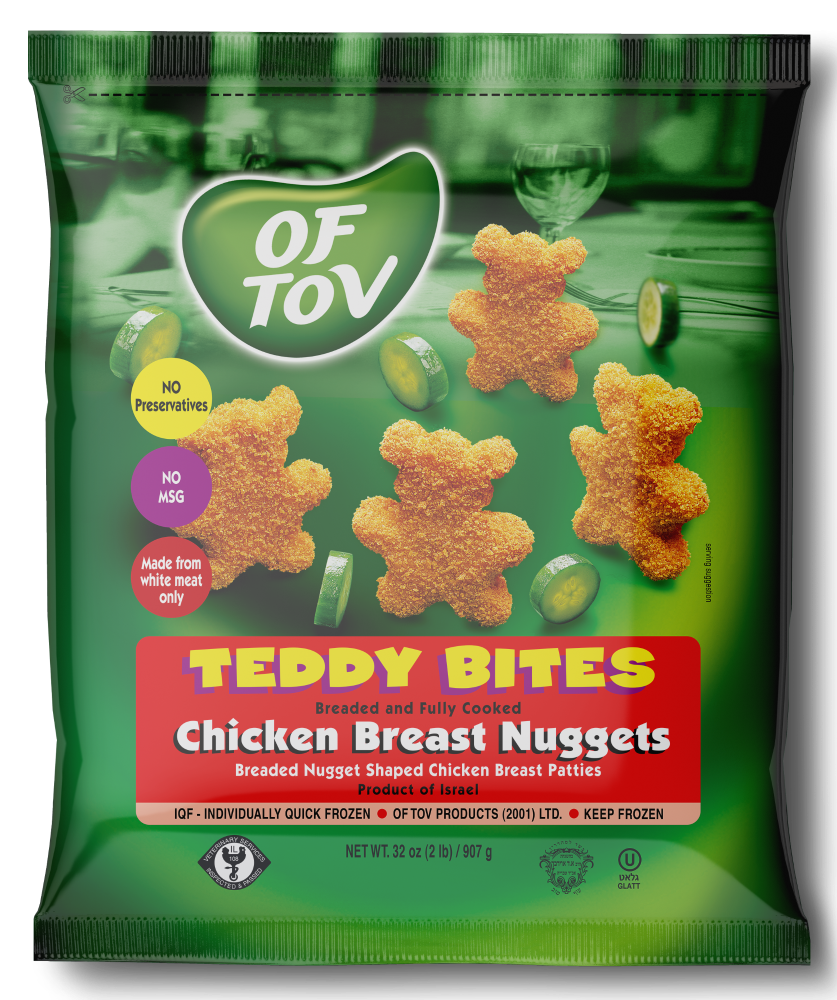 slide 2 of 2, Of Tov Oftov Eddy Bites Chicken Nuggets, 32 oz