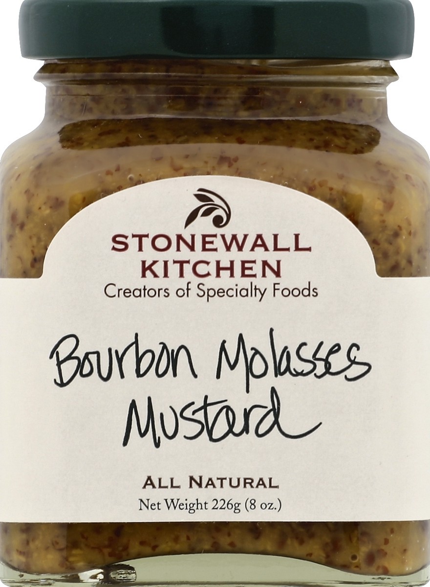 slide 1 of 3, Stonewall Kitchen Stonewall Bourbon Molasses Mustard, 8 oz