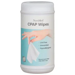 NuvoMed CPAP Wipes 62 ct