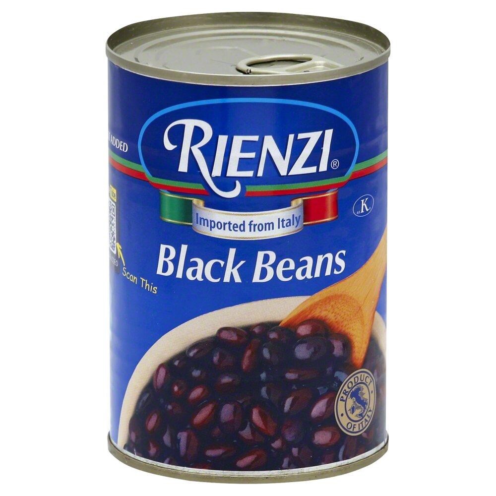 slide 1 of 1, Rienzi Black Beans, 15 oz