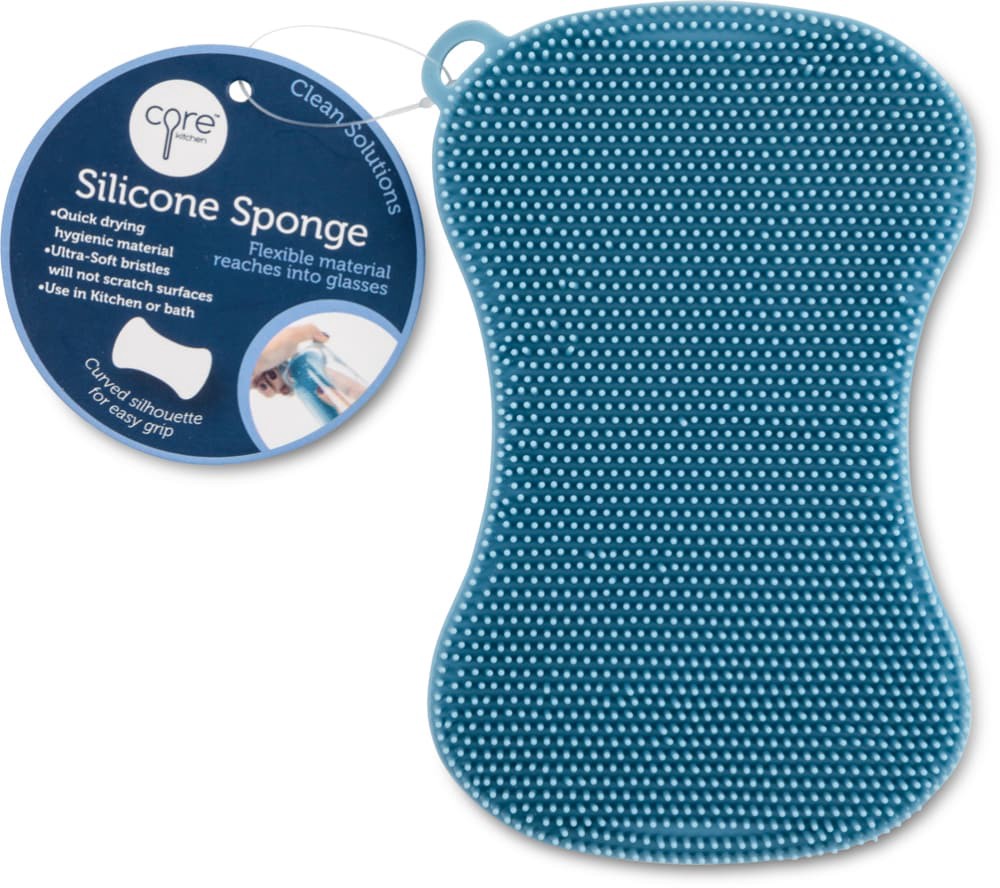 slide 1 of 6, Core Home Silicone Sponge - Assorted, 1 ct