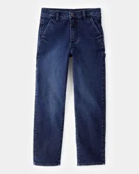 Oshkosh Kid Baggy Iconic Denim Cargo Pants - Indigo Wash Indigo Ozone Wash 12