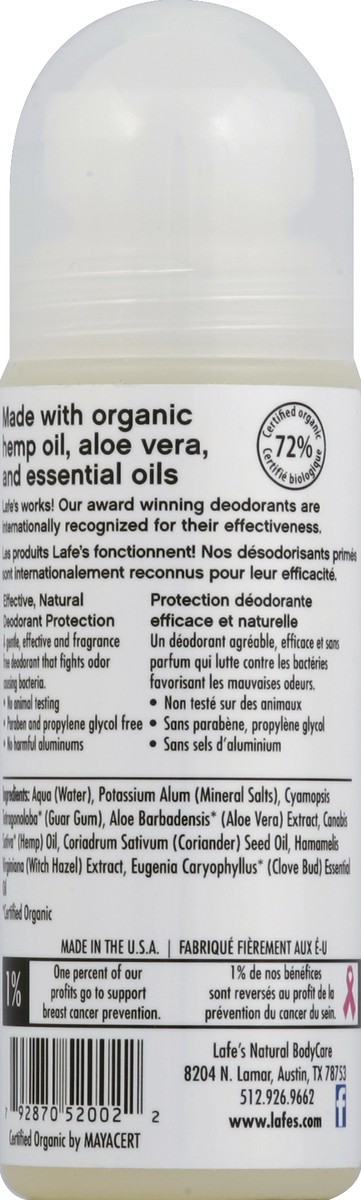 slide 2 of 3, Lafe's Deodorant 3 oz, 3 oz