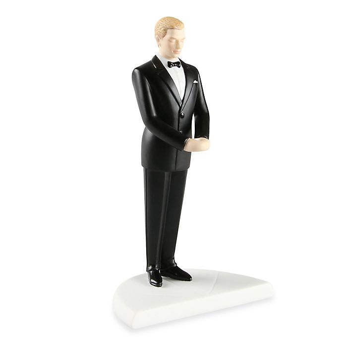 slide 2 of 2, Ivy Lane Design Ty Wilson Caucasian Groom Cake Topper, 1 ct