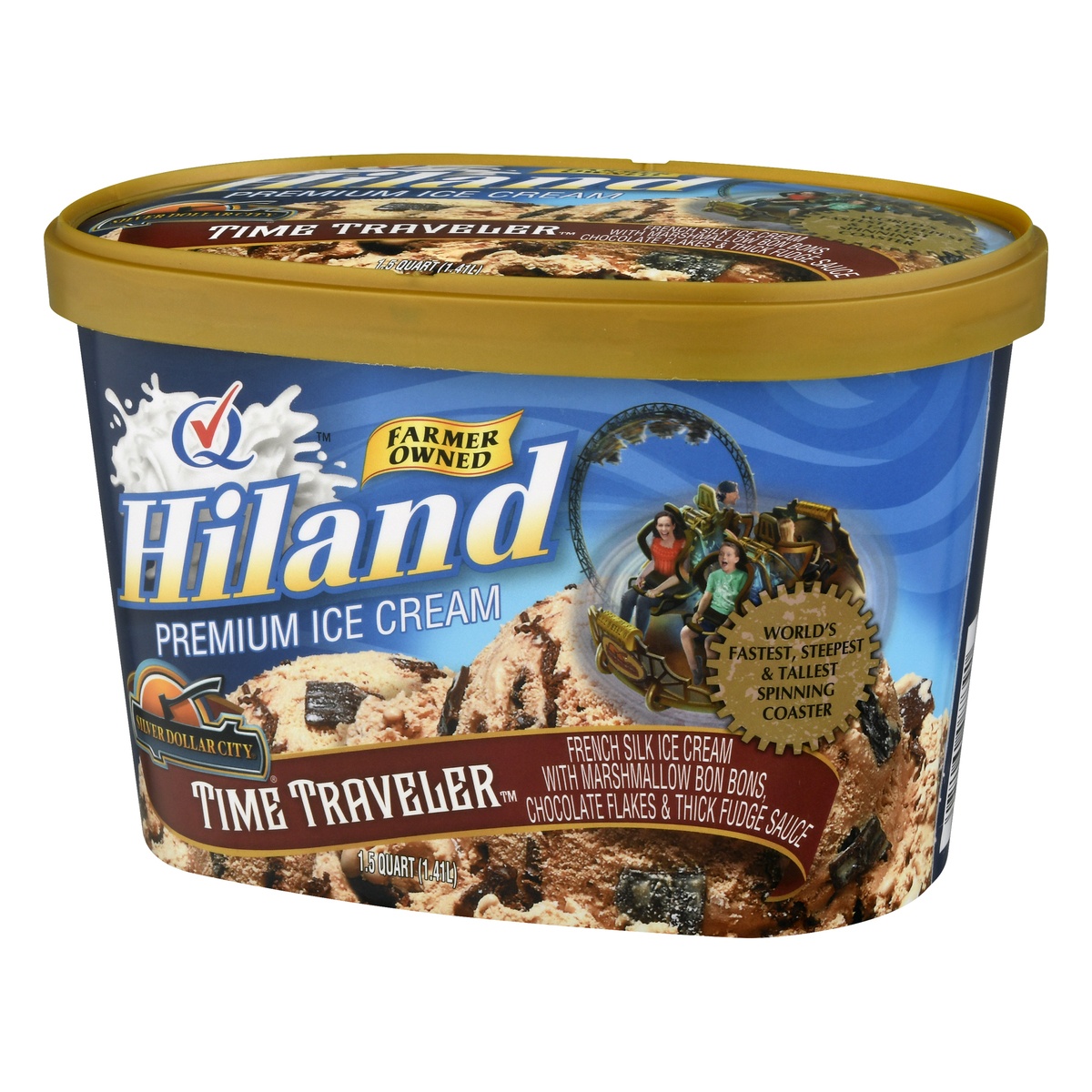 slide 3 of 10, Hiland Dairy Premium Time Travel Ice Cream, 48 fl oz