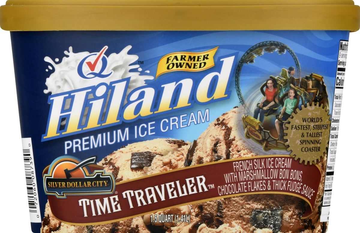 slide 10 of 10, Hiland Dairy Premium Time Travel Ice Cream, 48 fl oz