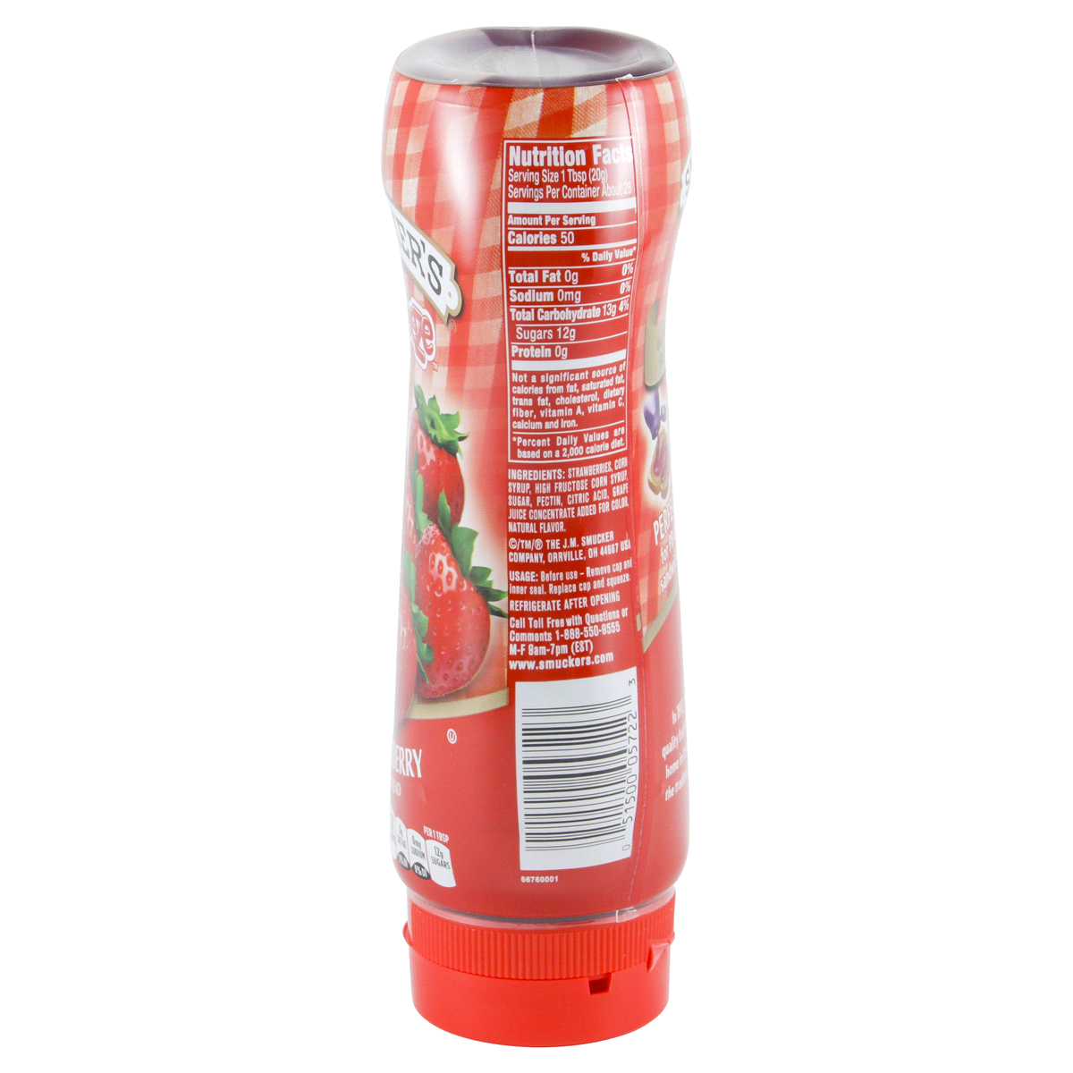 slide 2 of 4, Smucker's Squeeze Strawberry Spread, 20 oz
