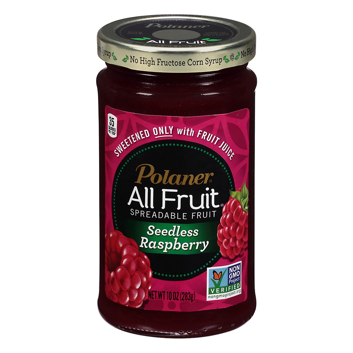 slide 9 of 11, Polaner All Fruit Seedless Raspberry Spreadable Fruit 10 oz. Jar, 10 oz