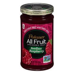 Polaner All Fruit Seedless Raspberry Spreadable Fruit, 10 oz