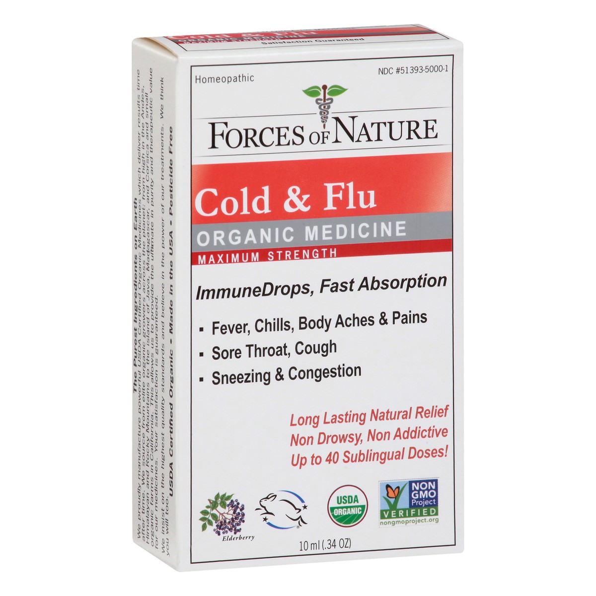 slide 9 of 12, Forces of Nature Cold+Flu Drops 10 oz, 10 oz