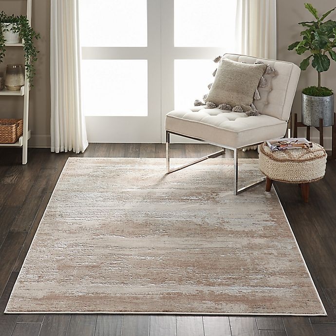 slide 2 of 5, Nourison Rustic Textures Distressed 3'11 x 5'11 Area Rug - Beige, 1 ct