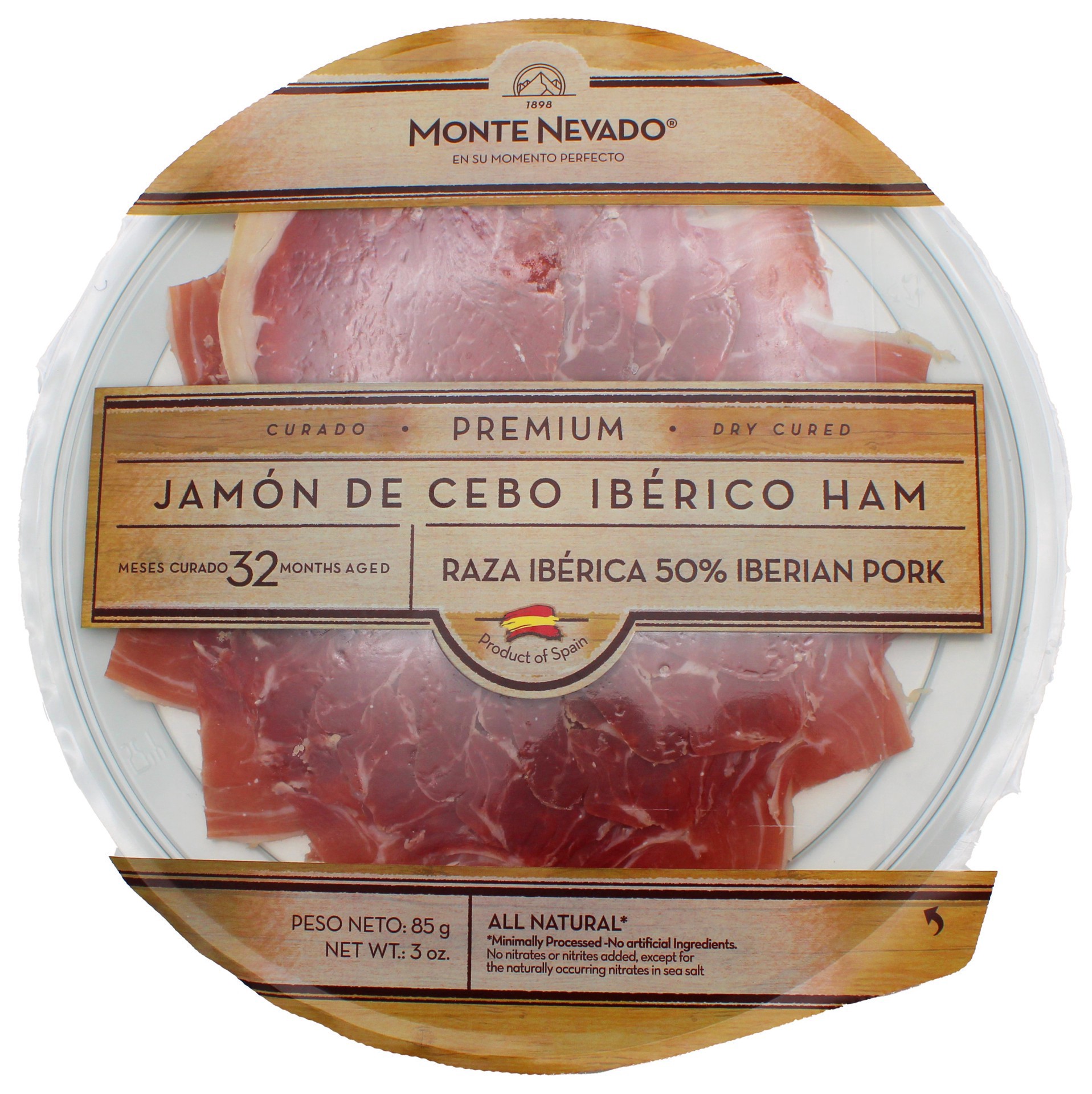 slide 1 of 1, Monte Nevado Iberico Ham Tray, 3 oz