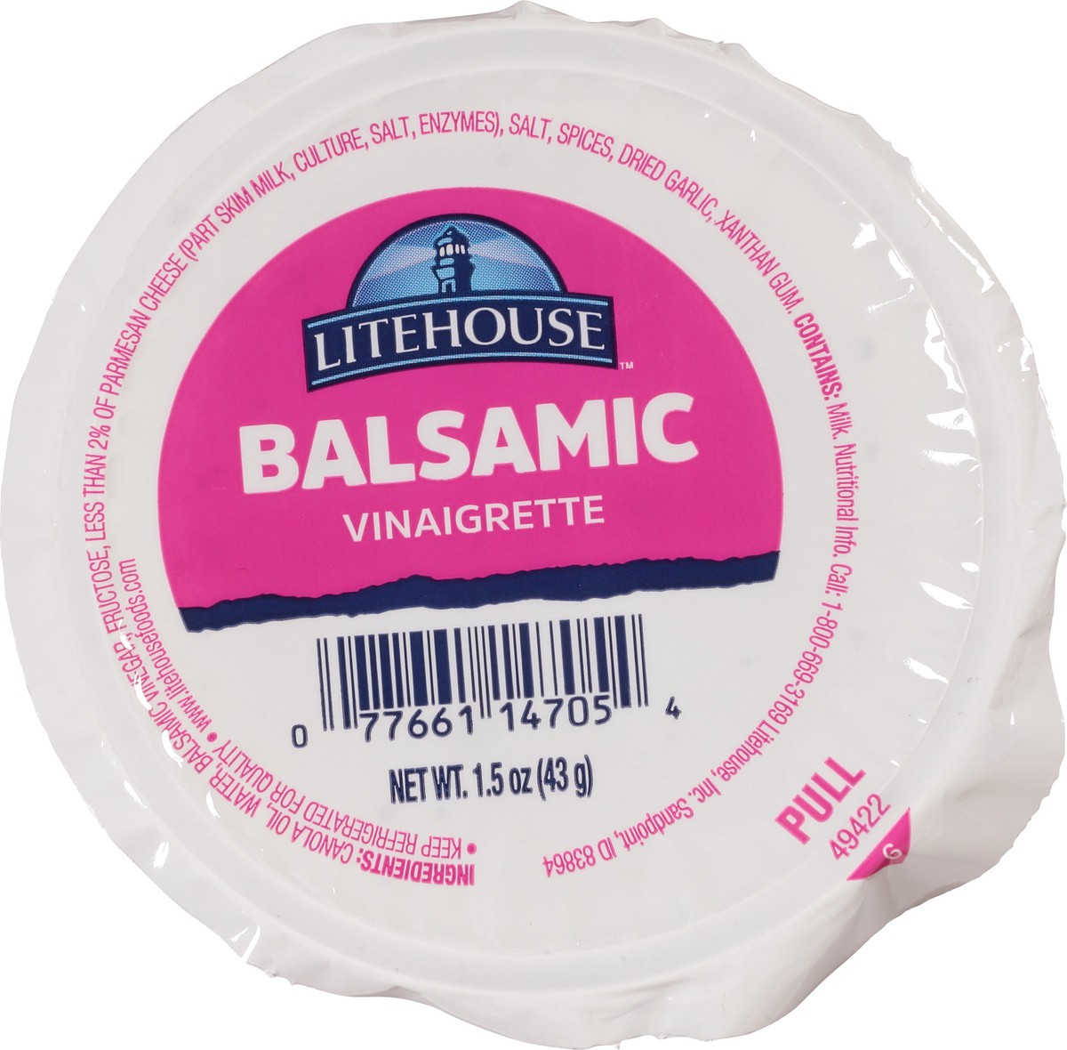 slide 5 of 7, Litehouse Balsamic Vinaigrette 1.5 oz, 1.5 oz